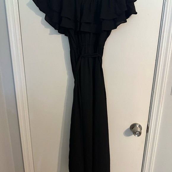 NWT Show Me Your Mumu Black Rosie Off the Shoulder Dress Size Small - Picture 5 of 8